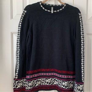 Womens Hanna Andersson Nordic Holiday Sweater